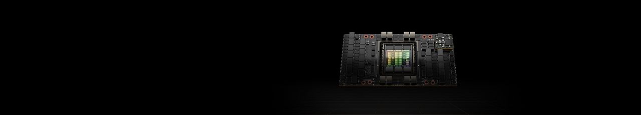 NVIDIA H100 SXM Tensor Core GPU module with its exposed GPU die and surrounding memory